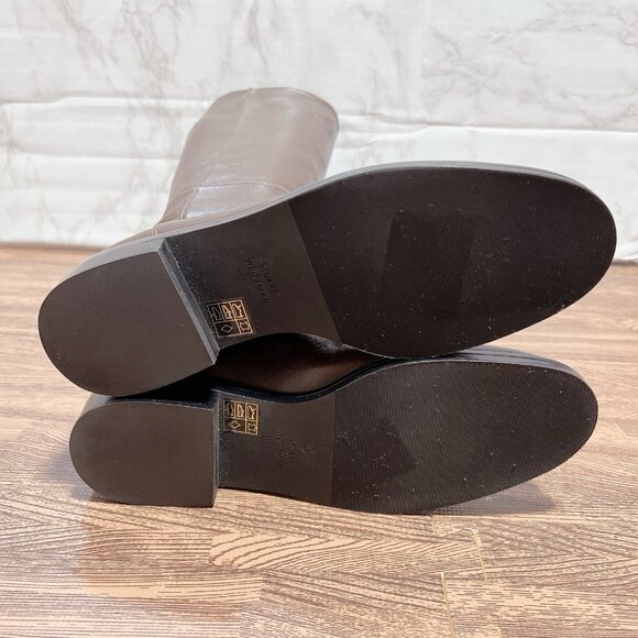 Stuart WEITZMAN GRACIE Tubo Knee High Riding Boots Brown Leather Womens US 5.5 - Picture 7 of 9